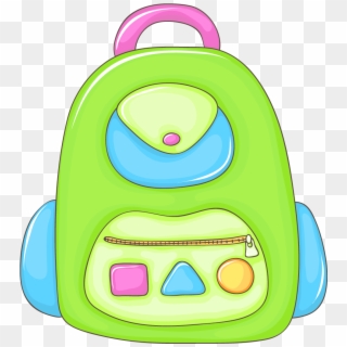 Green School Backpack Png Clipart - Satchel, Transparent Png