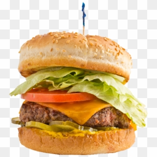 Huey S Meat Our - Burger With Stick Png, Transparent Png
