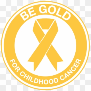 Be Gold For Childhood Cancer - Circle, HD Png Download