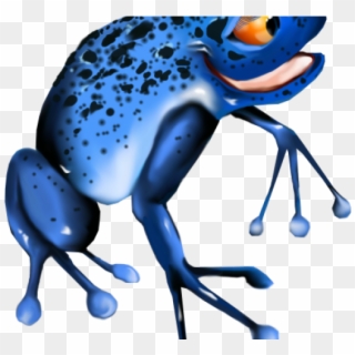 Poison Dart Frog Clipart Cute - Sapo Azul Png, Transparent Png