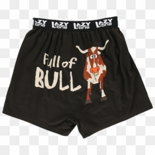 Full Of Bull - Funny Male Boxers, HD Png Download