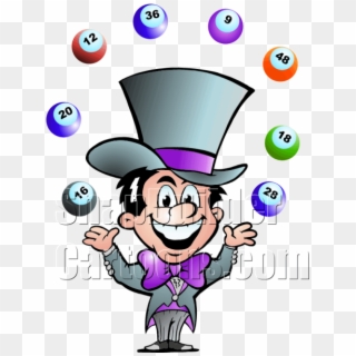 Bingo Lottery Man With Lottery Balls - Lotteria Numeri, HD Png Download