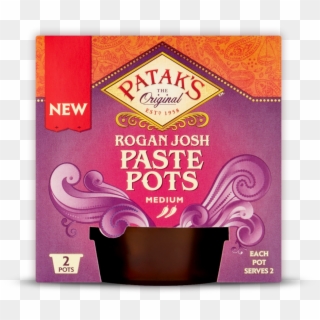 1549359381rogan Josh Paste Pots - Pataks Curry Paste Pots, HD Png Download