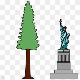 A Person, Hyperion, And The Statue Of Liberty - Illustration, HD Png Download