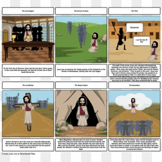 The Lat Days Of Jesus's Life - Cartoon, HD Png Download