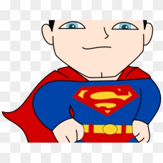Hero Clipart Superman Face - Superman Clipart, HD Png Download