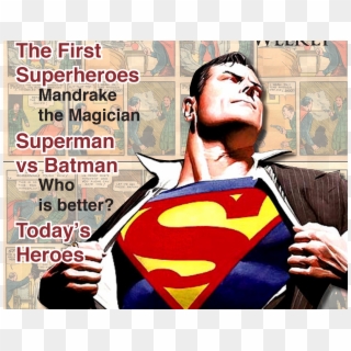 Alex Ross Superman Clark Kent, HD Png Download