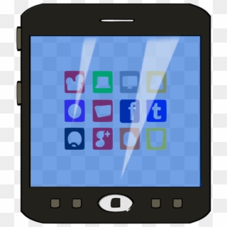 Tablet Phone Mobile Technology Pc Network Media - Smartphone, HD Png Download