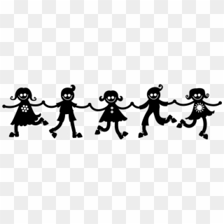 Boys Children Free Vector Graphic On Pixabay - Dancing Kids Silhouette, HD Png Download