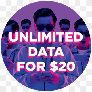 Add On Unlimited Data To Your Plan Anytime For $20 - Cineworld Black Unlimited Card, HD Png Download