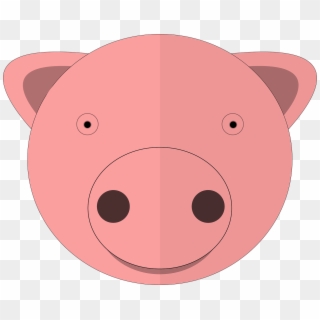 Pig Cartoon Animal - หัวหมู การ์ตูน Png, Transparent Png