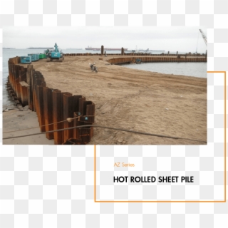 Hot Rolled Sheet Pile Img - Sand, HD Png Download