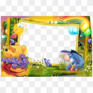 Character Picture Cartoonku Co - Winnie The Pooh Border Design, HD Png Download