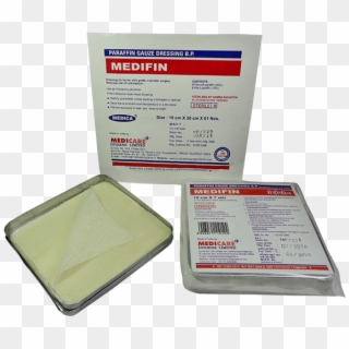 Medica Paraffin Gauze Dressing B - Surgical Dressing Material, HD Png Download
