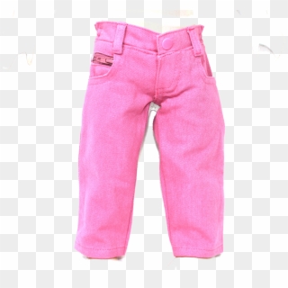 Arianna Magenta Colored Zip Ticket Pocket Jeans Fits - Pocket, HD Png Download