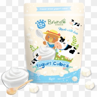 Bruno Choice Yogurt Cube 16g - Cartoon, HD Png Download