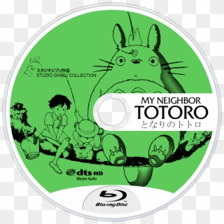 My Neighbor Totoro Bluray Disc Image - Blu Ray, HD Png Download