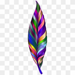 This Free Icons Png Design Of Prismatic Feather 6 - Illustration, Transparent Png