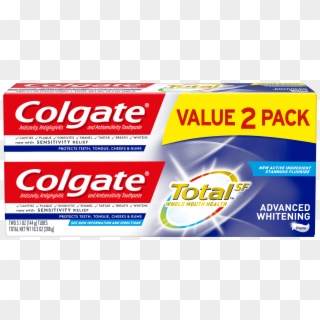 Colgate Total Sf Advanced Whitening, HD Png Download