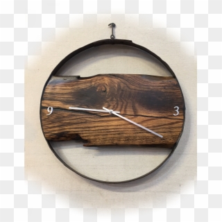Barnwood/wine Barrel Hoop Clock - Barrel Hoop Clock, HD Png Download