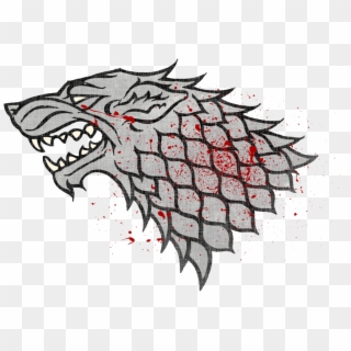 Winter Is Coming Wolf Symbol - Stark Sigil White Walkers, HD Png Download