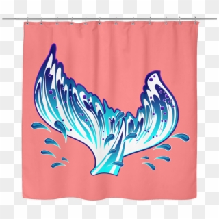 Mermaid Shower Curtain - Shower Curtains, HD Png Download