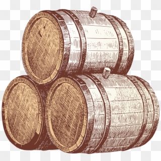 Painted Ale Cask Beer Barrel Red Wine Is In Png Format - Beer Barrel Png, Transparent Png
