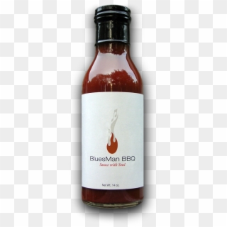 Bluesman Bbq Sauce - Bbq Sauce Bottle Transparent, HD Png Download