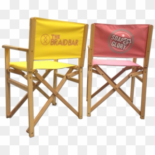 Full Colour Personalised Directors Chair - Folding Chair, HD Png Download