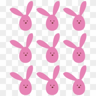 Easter Bunny Template Printable Or - Domestic Rabbit, HD Png Download