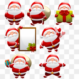 Santa Claus, Christmas Ornament, Christmas Day, Fictional - Snowman And Santa Png, Transparent Png