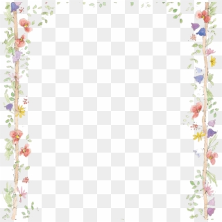Spring Clipart Borders 19 Spring Graphic Library Borders - Flower Border Free, HD Png Download