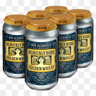 Heavenly Body Golden Wheat - Wellbeing Brewing Co. 6 Pack Cans, HD Png Download