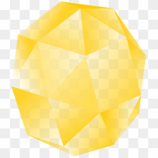 Gem,shine,yellow,free Vector Graphics,free Pictures, - Triangle, HD Png Download