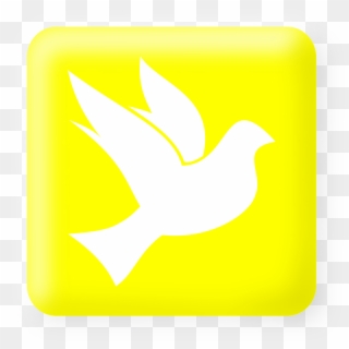 A Pomba Representa O Batismo Com O Espírito Santo, - Simbolos Da Quadrangular Separados, HD Png Download