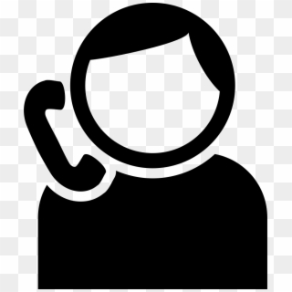 Boy Talking By Phone Comments - Talk On The Phone Icon, HD Png Download