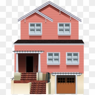 Фотки House Clipart, Cute House, Pink Houses, Cottage - Grande Maison Dessin, HD Png Download