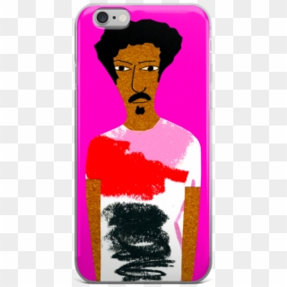 Man With Red And Pink - Mobile Phone Case, HD Png Download