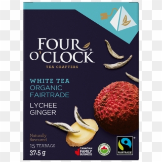 White Tea Lychee Ginger - Four O Clock Tea Chocolate, HD Png Download
