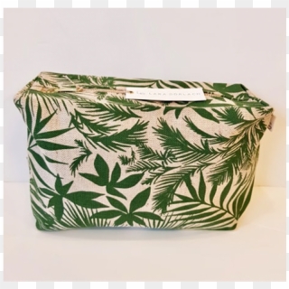 Lara Garlach Large Fern Leaf Print Wash Bag - Shoulder Bag, HD Png Download
