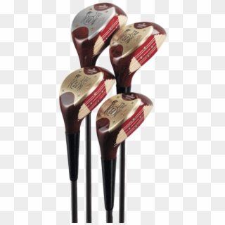 Vintage Hickory Golf Clubs 50's Collection Tagged Left-handed - Louisville Driver Thumper Max, HD Png Download