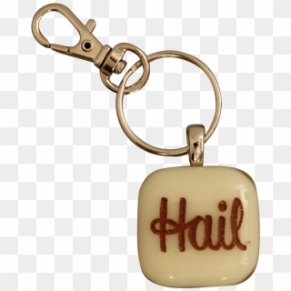 University Of Michigan Hail Michigan Glass Key Chain - Keychain, HD Png Download