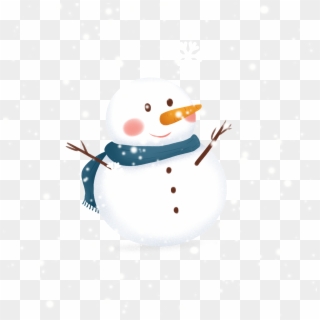 Bonito Fresco Mão Desenhada Neve Png E Psd - Cartoon, Transparent Png