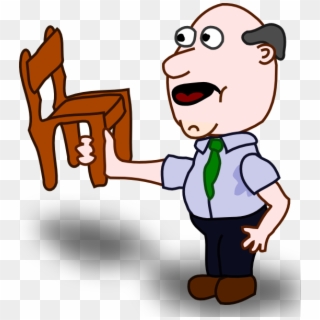 Holding A Chair Png - Hold Clipart, Transparent Png
