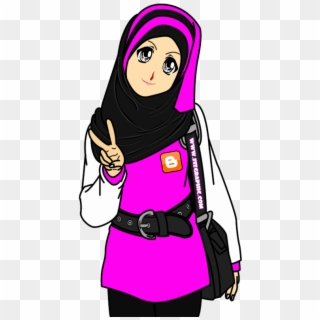 Image Result For Http - Cute Muslimah Cartoon, HD Png Download