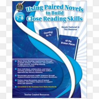 Tcr3544 Using Paired Novels To Build Close Reading - Flyer, HD Png Download