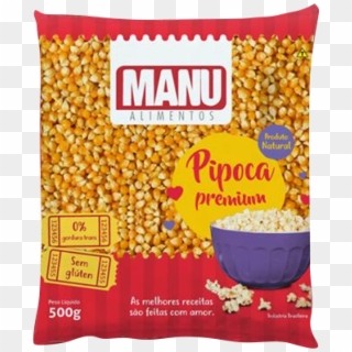 Pipoca Premium Manu 500gr - Alphabet Pasta, HD Png Download