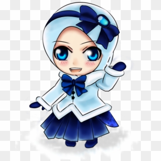 Muslimah Chibi Yuki By Hitomisuko - Muslim Anime Girl And Boy, HD Png Download