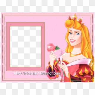 Molduras Da Princesa - Pink Sleeping Beauty Background, HD Png Download