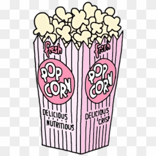 #pop #pipoca #popcorn #pink #cinema #tumblr - Popcorn Png, Transparent Png